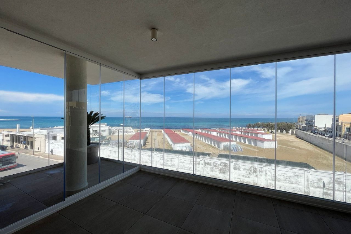 Vetrate panoramiche per balcone