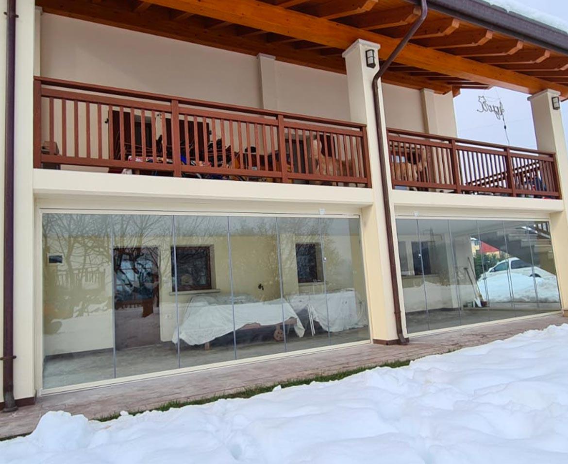 Portici con vetrate belluno