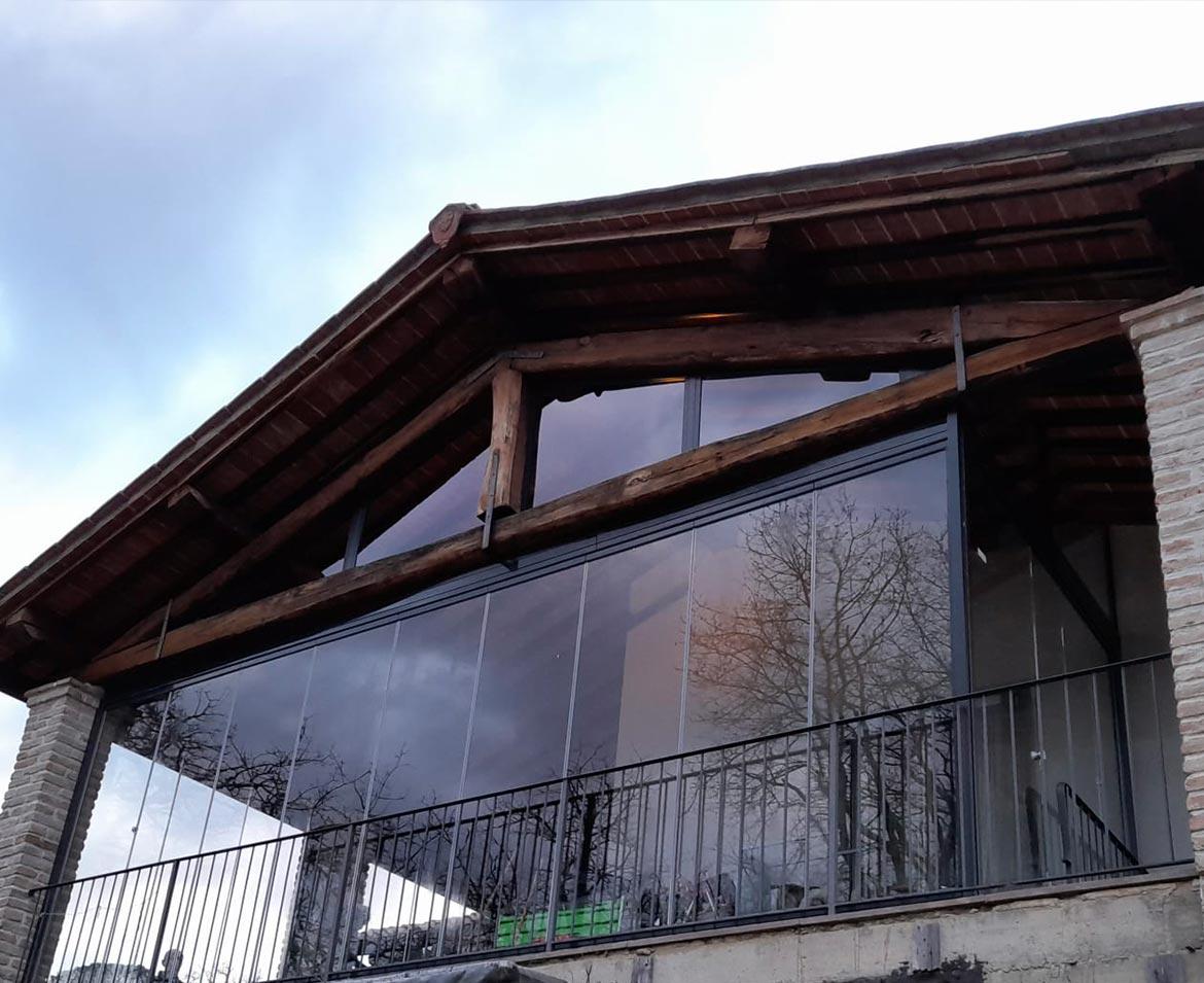 Portico con vetrate arezzo