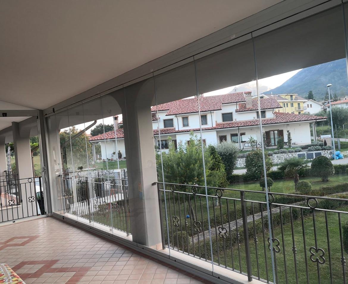 Terrazza con vetrate teramo