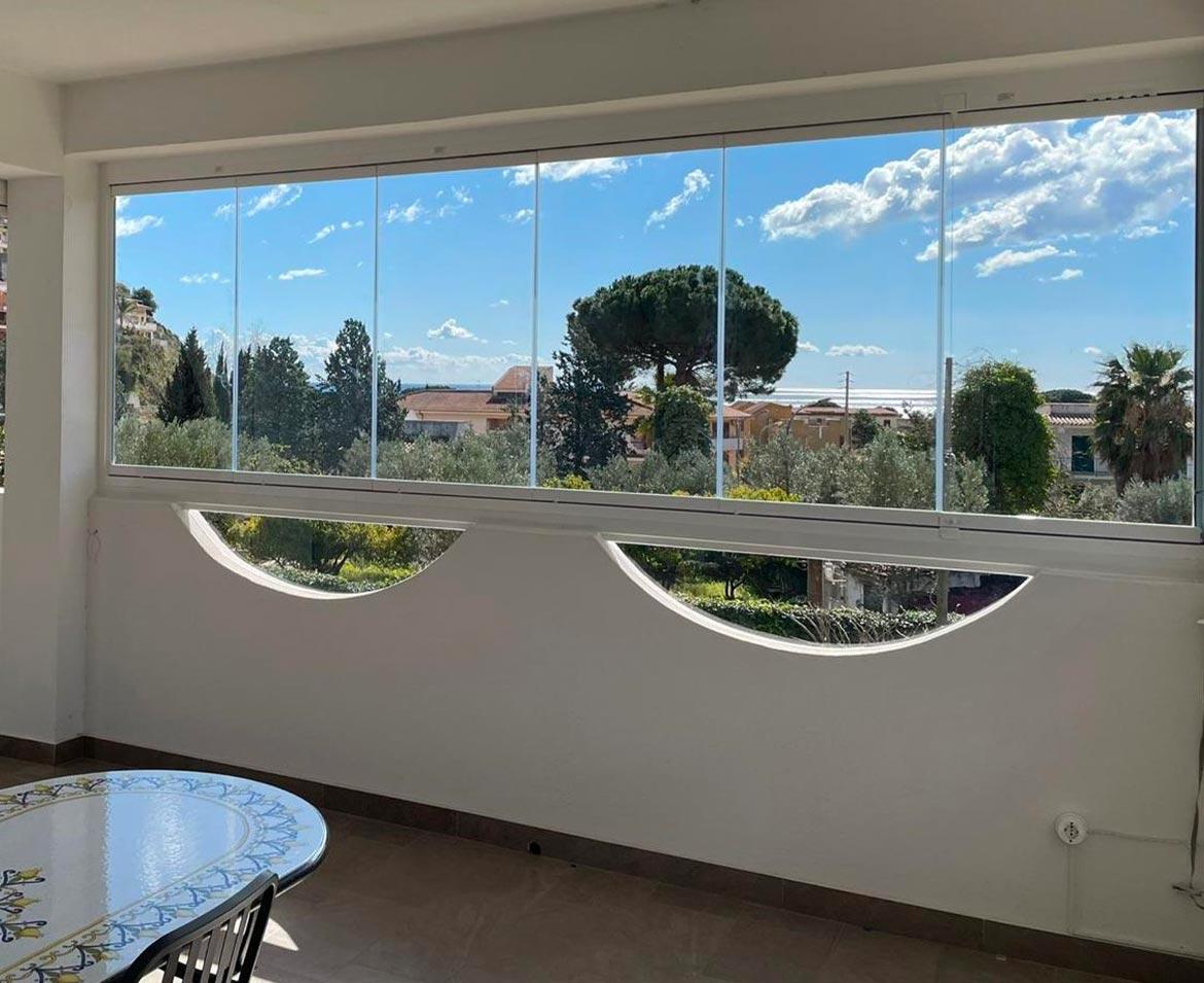 Veranda con vetrate catanzaro