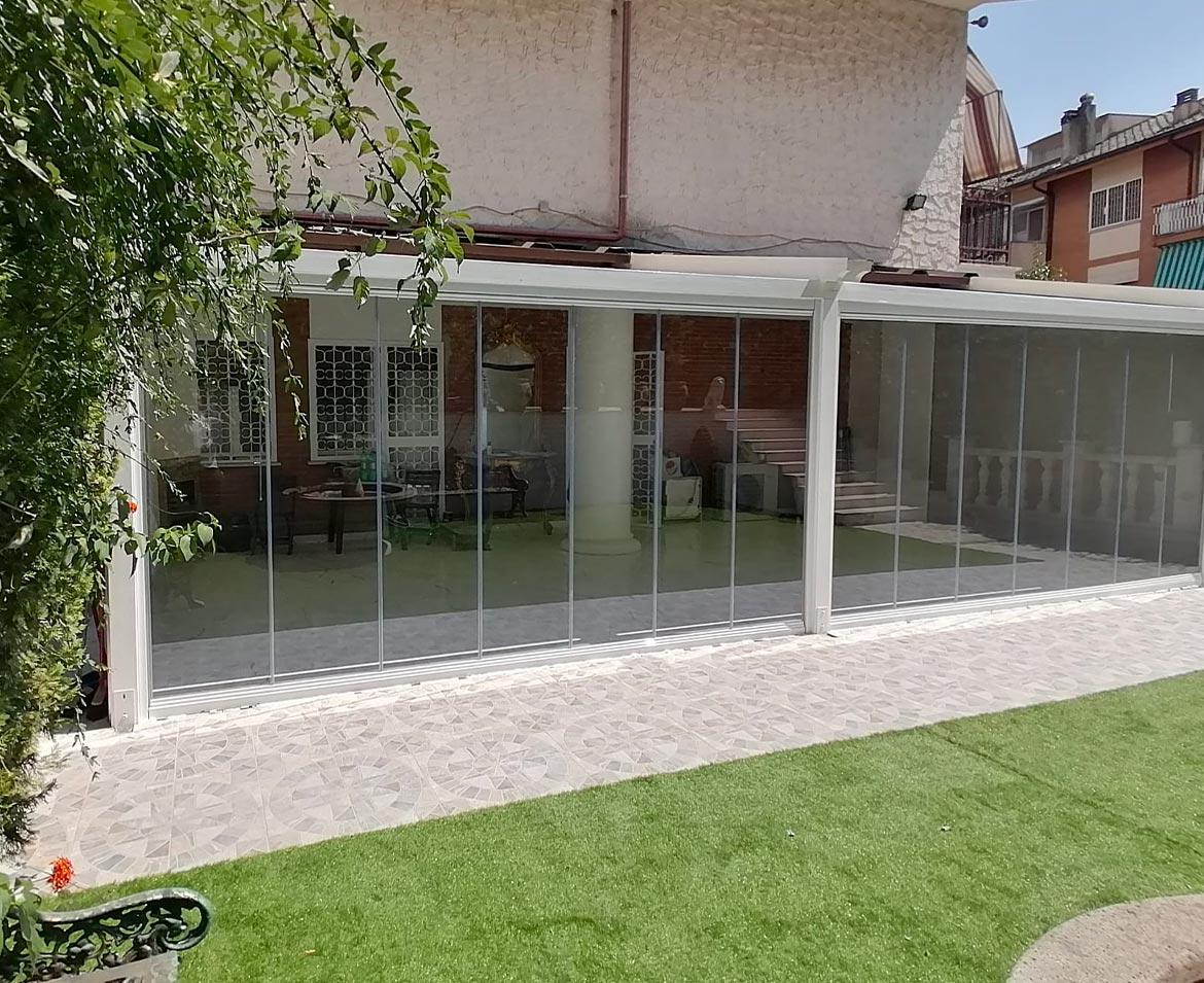 Veranda in vetro a roma