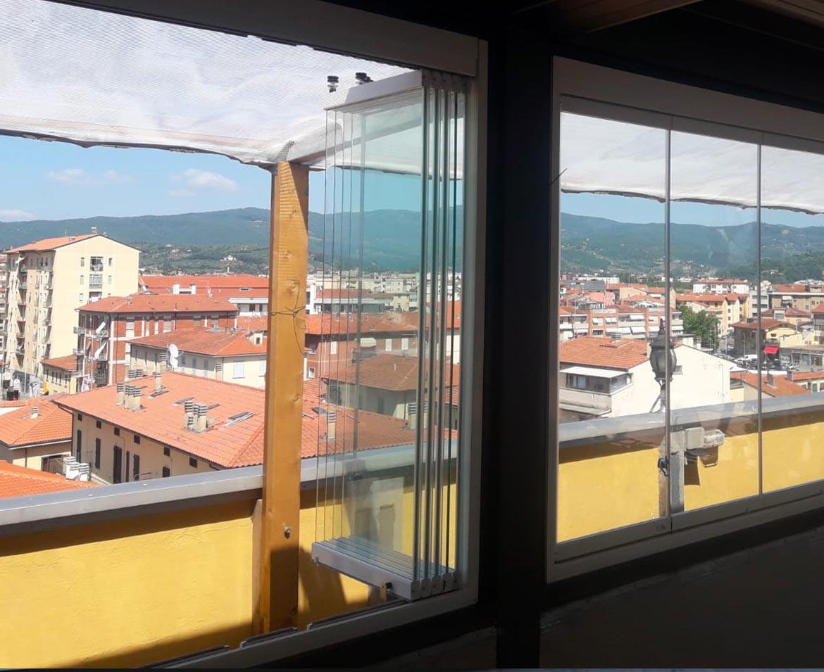 Veranda in vetro arezzo