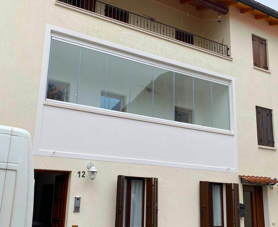 Veranda in vetro belluno