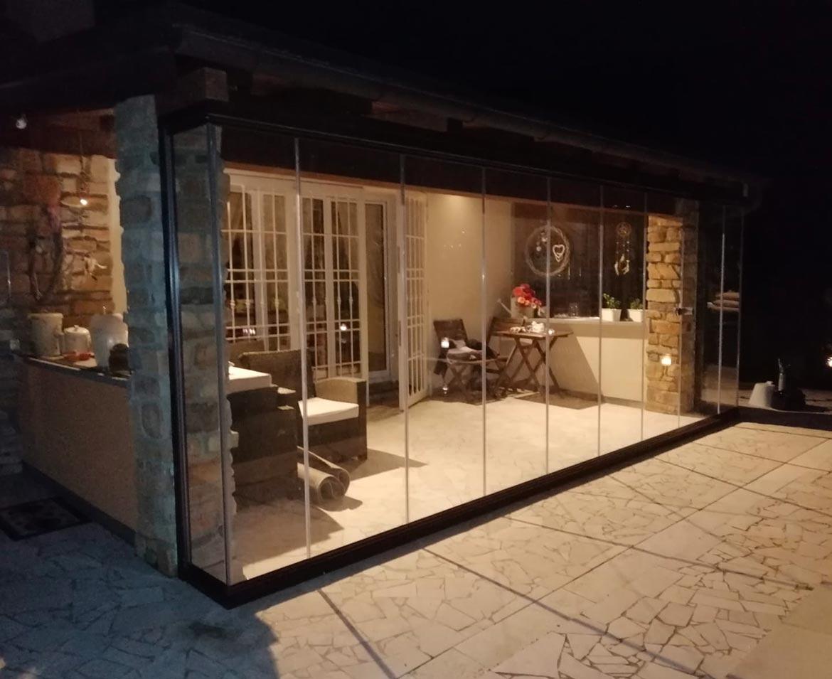 Veranda in vetro genova