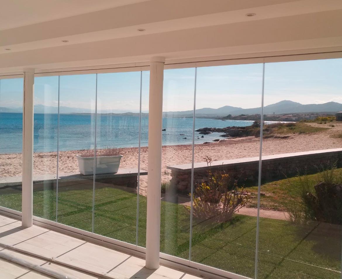 Veranda in vetro olbia tempio