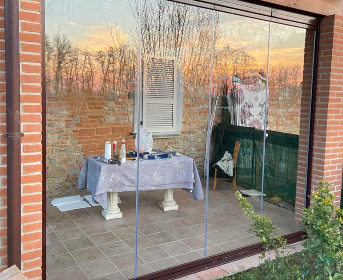 Veranda in vetro piacenza