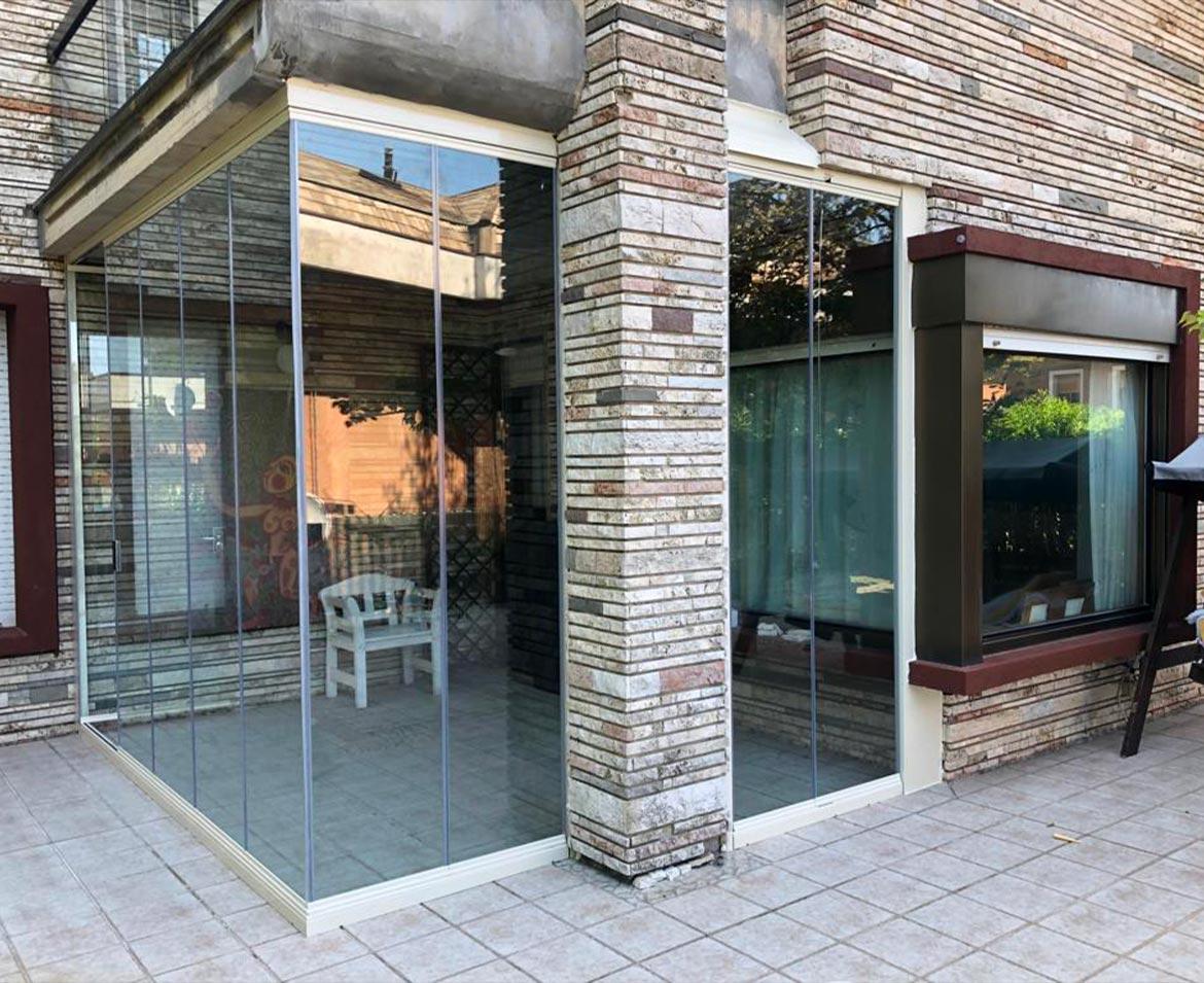 Veranda scorrevole ancona