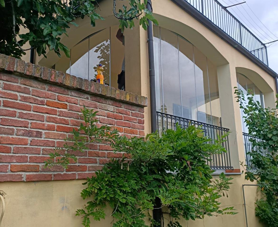 Veranda scorrevole asti