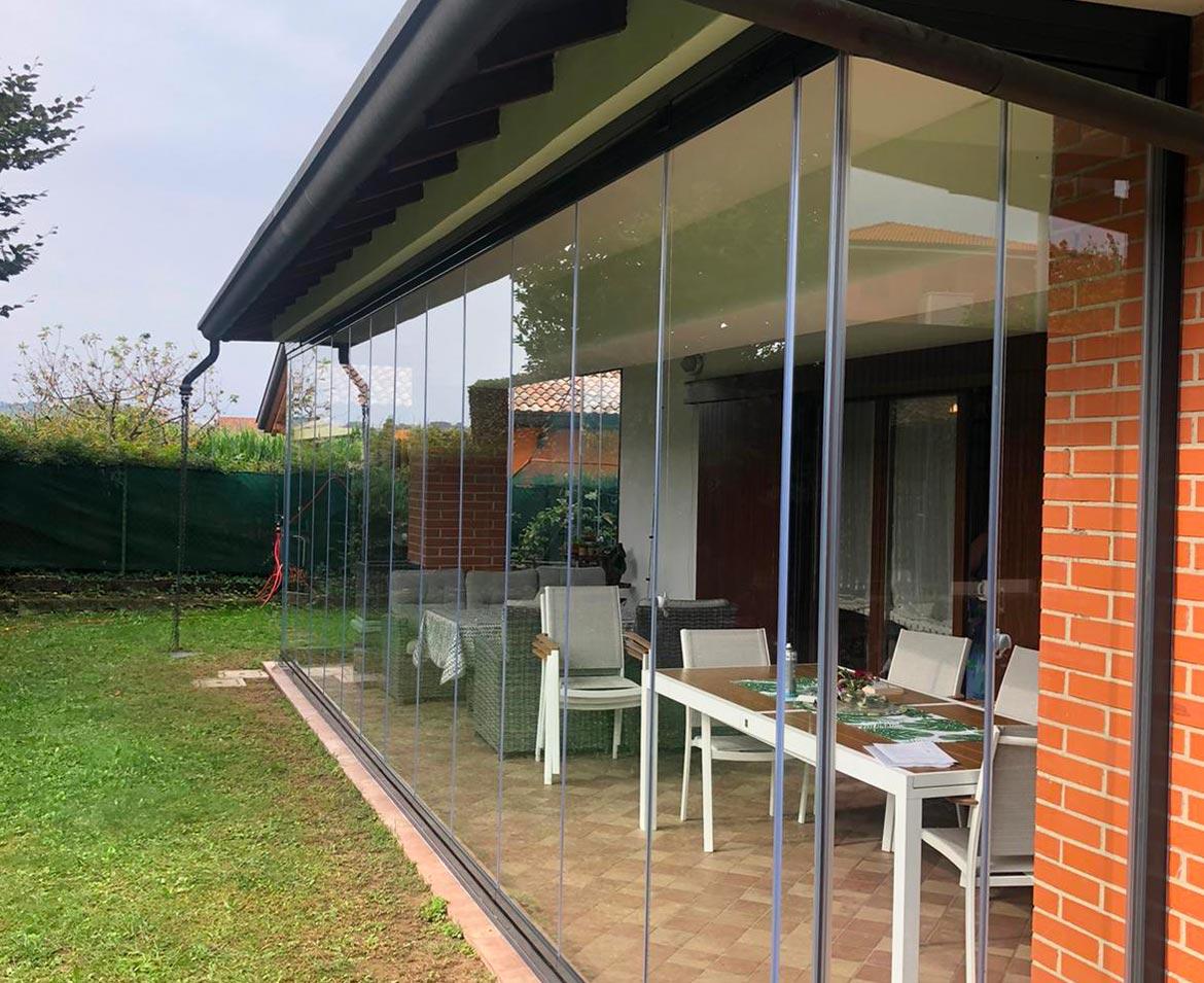 Veranda scorrevole como