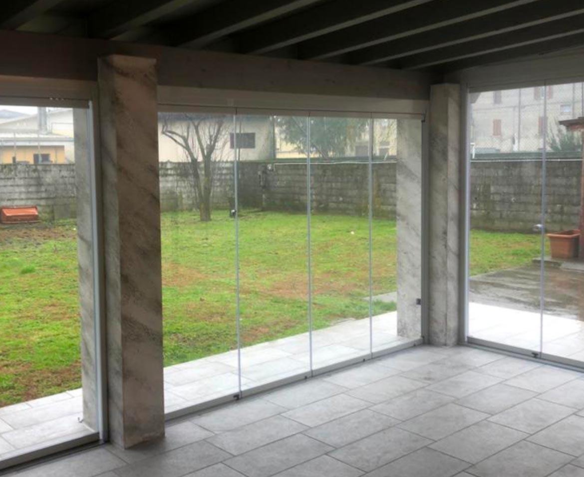 Veranda scorrevole cremona