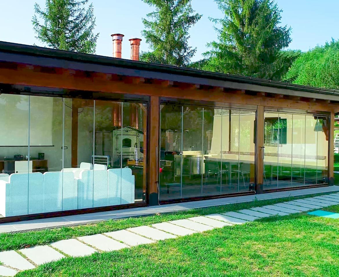 Veranda scorrevole modena