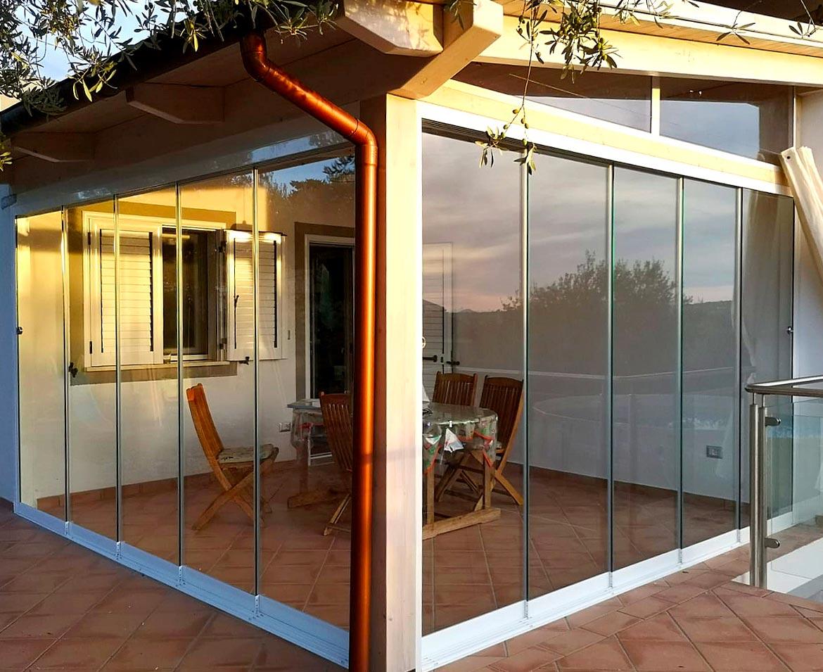 Veranda scorrevole sassari