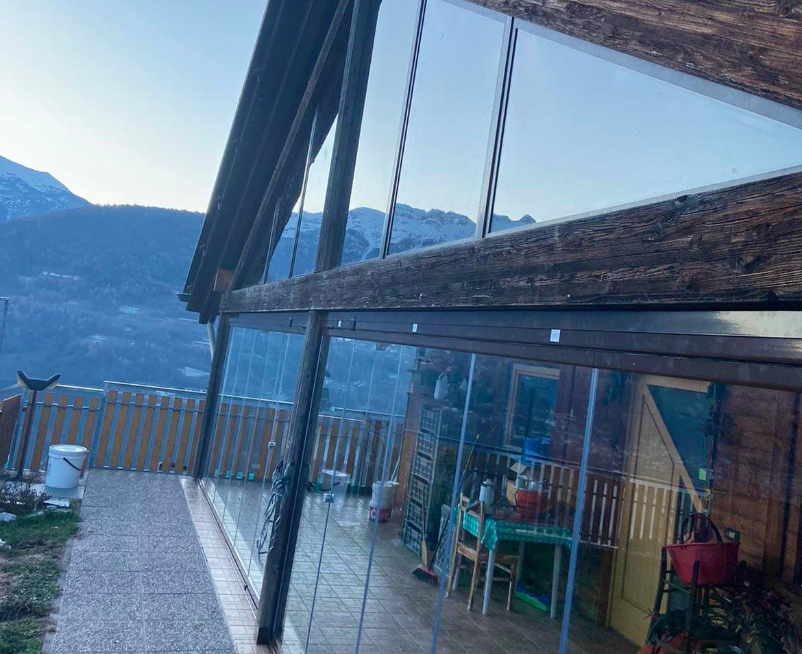 Veranda scorrevole trento
