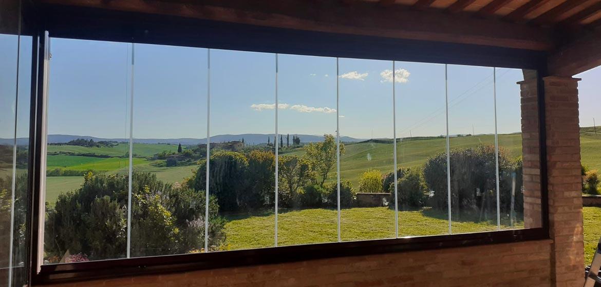 Vendita vetrate scorrevoli siena