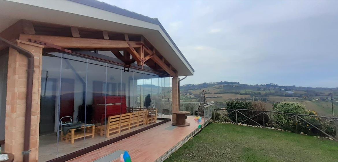 Vendita vetrate scorrevoli ancona