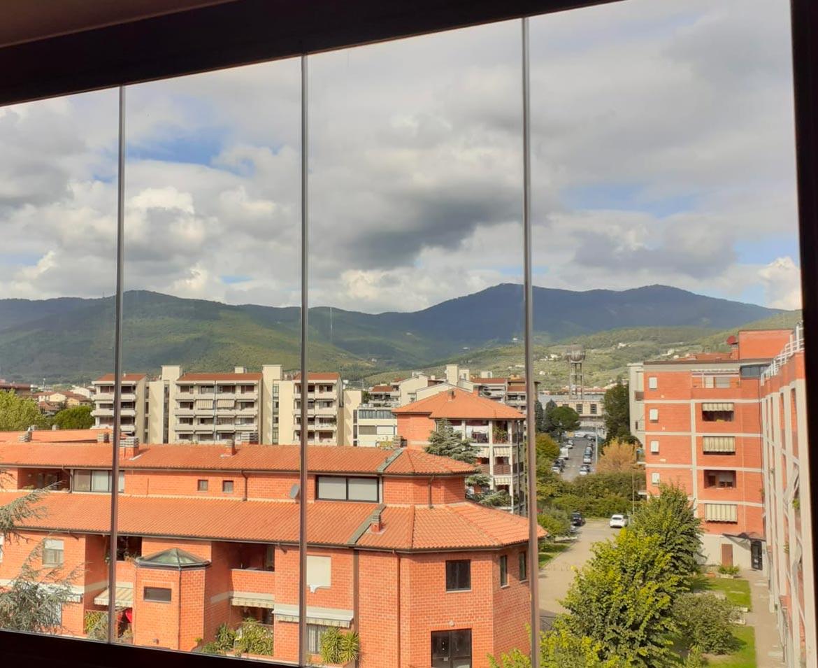 Vetrate panoramiche prato